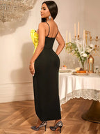 Summer Wedding Guest Dress Bow Strapless Graduation Dress