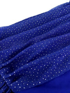 Tassel Maxi Dress Off Shoulder Shawl Sleeve Mesh Patchwork