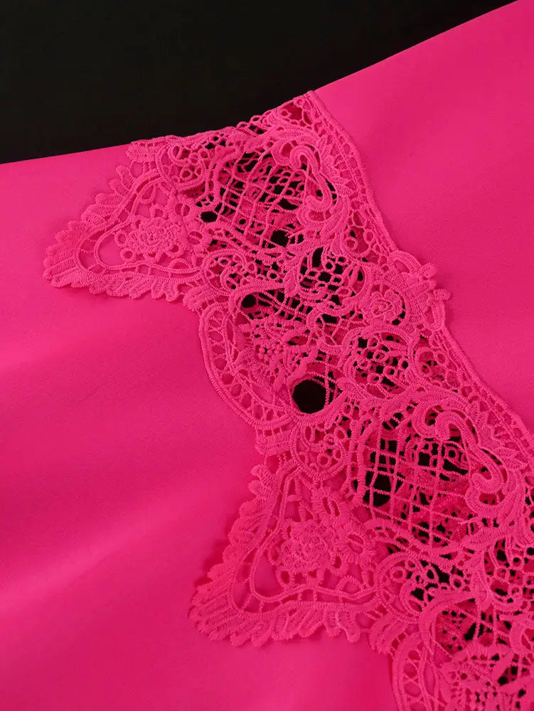 Wedding Guest mermaid Dresses Puff Sleeve Patchwork Lace