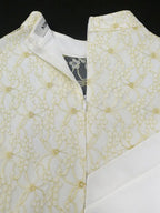 White Bridal Shower Dress Lace Patchwork Package Hip Dress