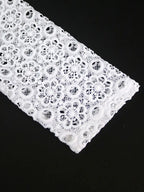 White Lace Bridal Shower Outfit A Line Patchwork Mesh Skirt