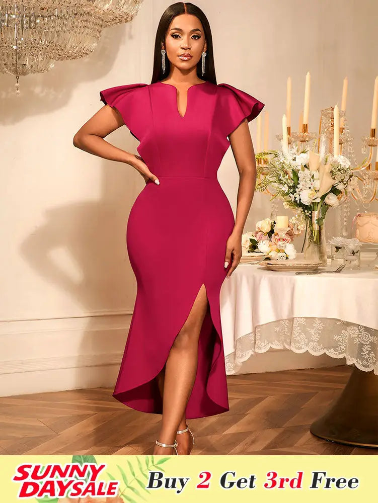 Women Elegant Dresses For Special Occasions Summer Wedding