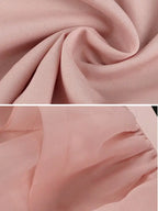 Women High Elastic Waist Knee Length A-line Skirt Plus Size
