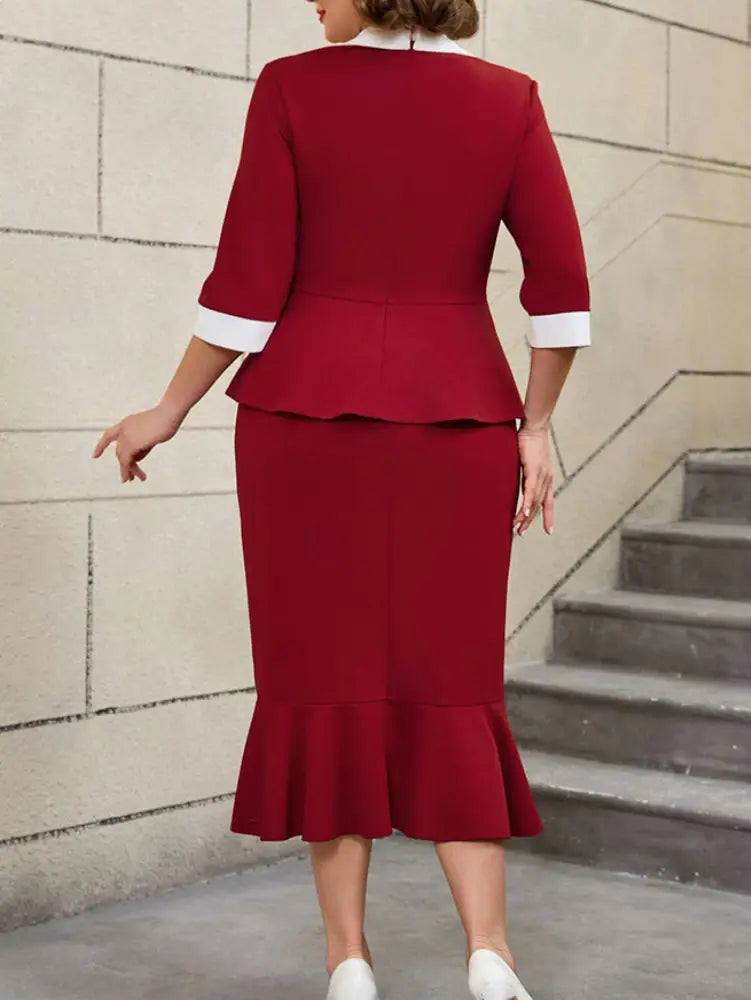Women's Winter Office Wear Causal Business Dinner Outfit