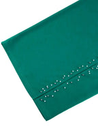 Elegant Beaded Wedding Guest Dress Package Hip Shawl Sleeve