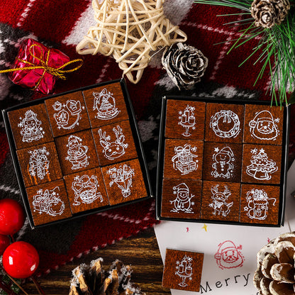 Colorful Christmas Eve Series stamp set