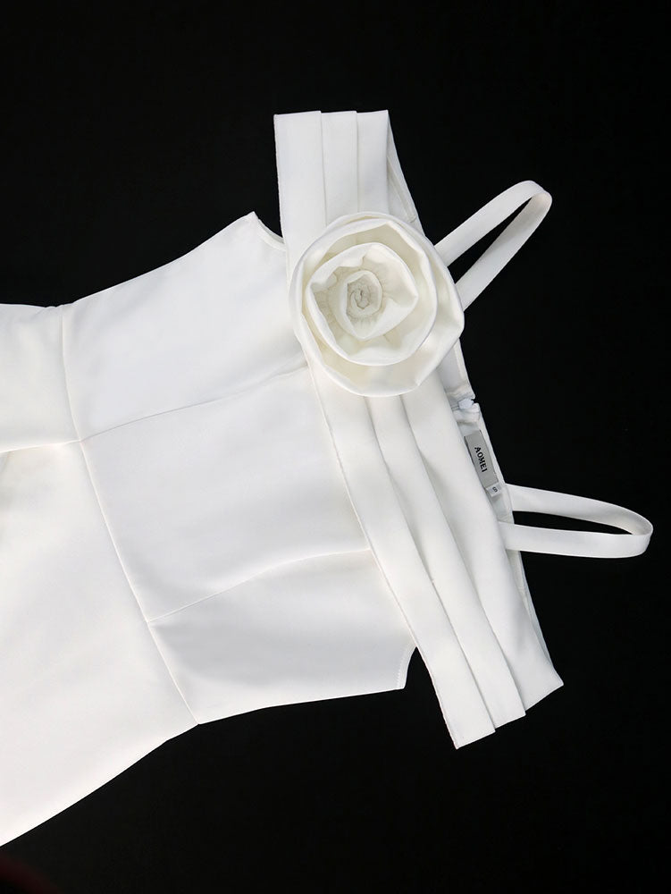 Dinner Dresses Luxury Party Gown for Ladies Luxury White