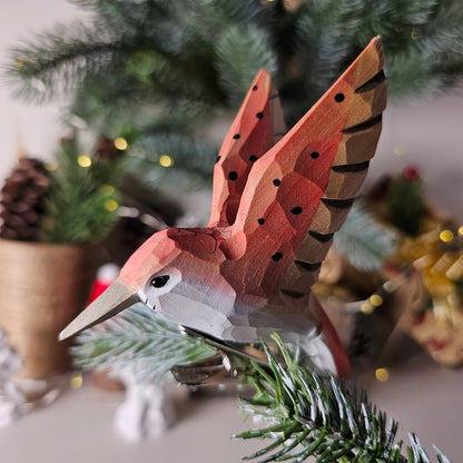 Exquisite Handcrafted Bird Ornaments for Christmas Tree - Clip-On, Colorful, and Unique Holiday Decor
