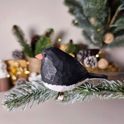 Exquisite Handcrafted Bird Ornaments for Christmas Tree - Clip-On, Colorful, and Unique Holiday Decor