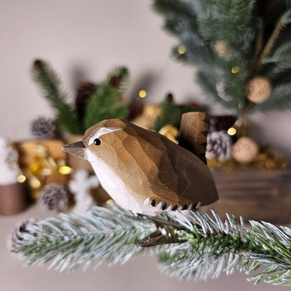 Handmade Clip-On Bird Ornaments: Colorful Christmas Tree Decorations