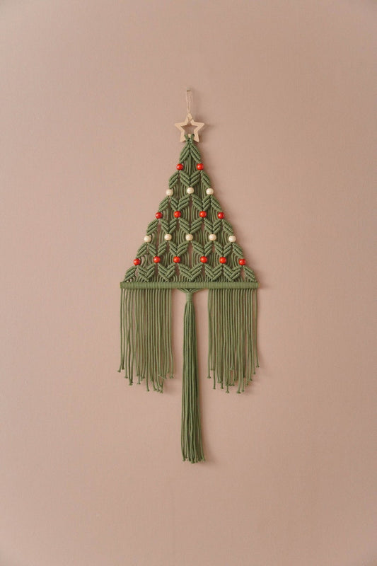 Macrame Christmas Tree, Gift For Family, Holiday Tree, Boho Holiday Gift, Christmas Presents, Unique Xmas Tree, Macrame Home Decor X64