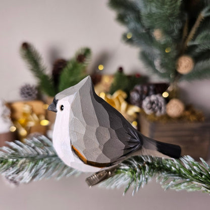 Handmade Clip-On Bird Ornaments: Colorful Christmas Tree Decorations
