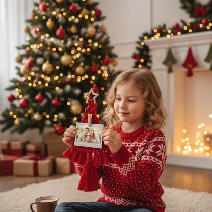 DIY Christmas Tree Macrame Kit – Cotton Rope Ornament | Boho Christmas Wall Hanging Decoration Supplies