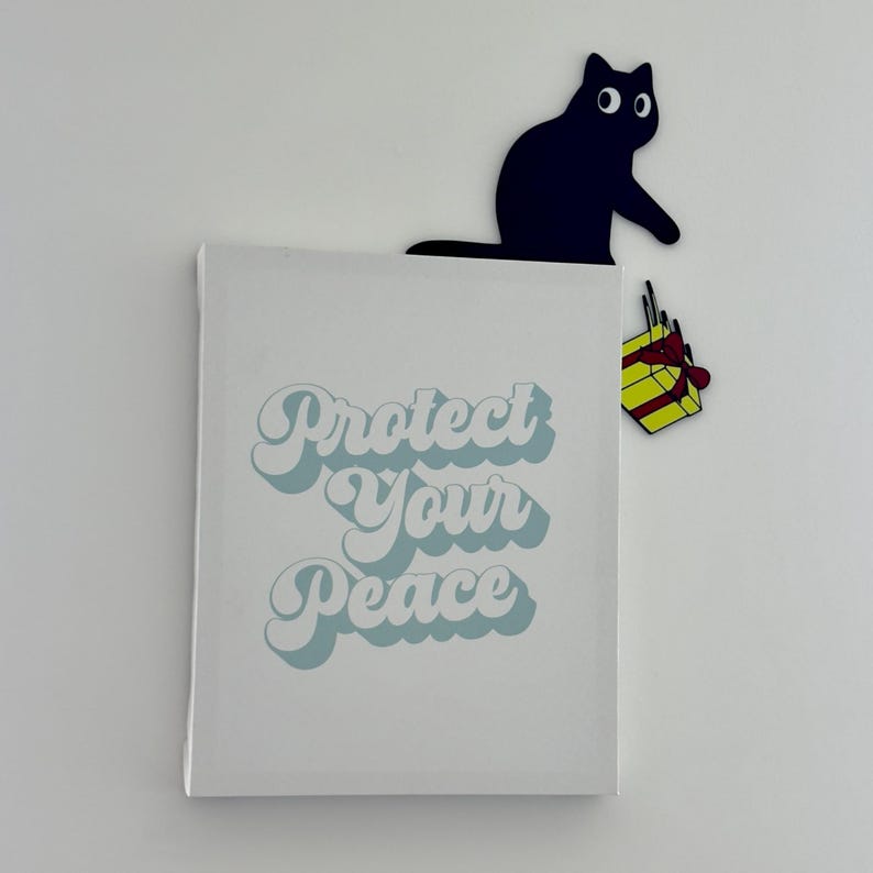 Black Cat Decor | Christmas Wall Decor | Cat Door Corner | Funny Christmas Decor | Christmas Cat Decoration | Door Frame Cat