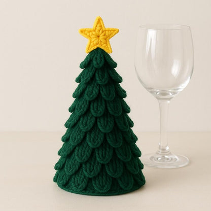 Handmade Crochet Christmas Tree Amigurumi,  Soft Winter Home Decor Cute Xmas Tree Plush Amigurumi Crochet, Tabletop Xmas Decor,