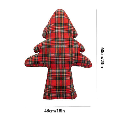 Christmas Tree Shaped Pillow, Holiday Decorative Pillow, Christmas Pillow, Christmas Home Gift, Sofa Pillow
