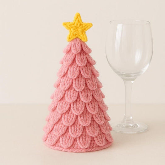 Handmade Crochet Christmas Tree Amigurumi,  Soft Winter Home Decor Cute Xmas Tree Plush Amigurumi Crochet, Tabletop Xmas Decor,