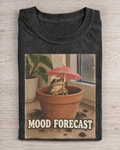 Black Washed Frog Mood Forecast Graphic Tee