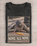 Black Washed Pigeon Mine All Mine Graphic Tee