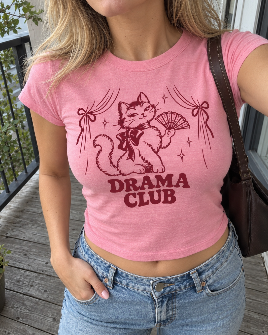 Pink Drama Club Graphic Tee