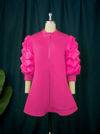 Plus Size Mini Dresses Loose Casual Ladies