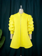 Plus Size Mini Dresses Loose Casual Ladies