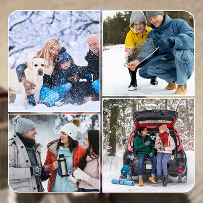 Women's Winter One-Piece Knitted Beanie Scarf Mask 3-in-1 Balaclava