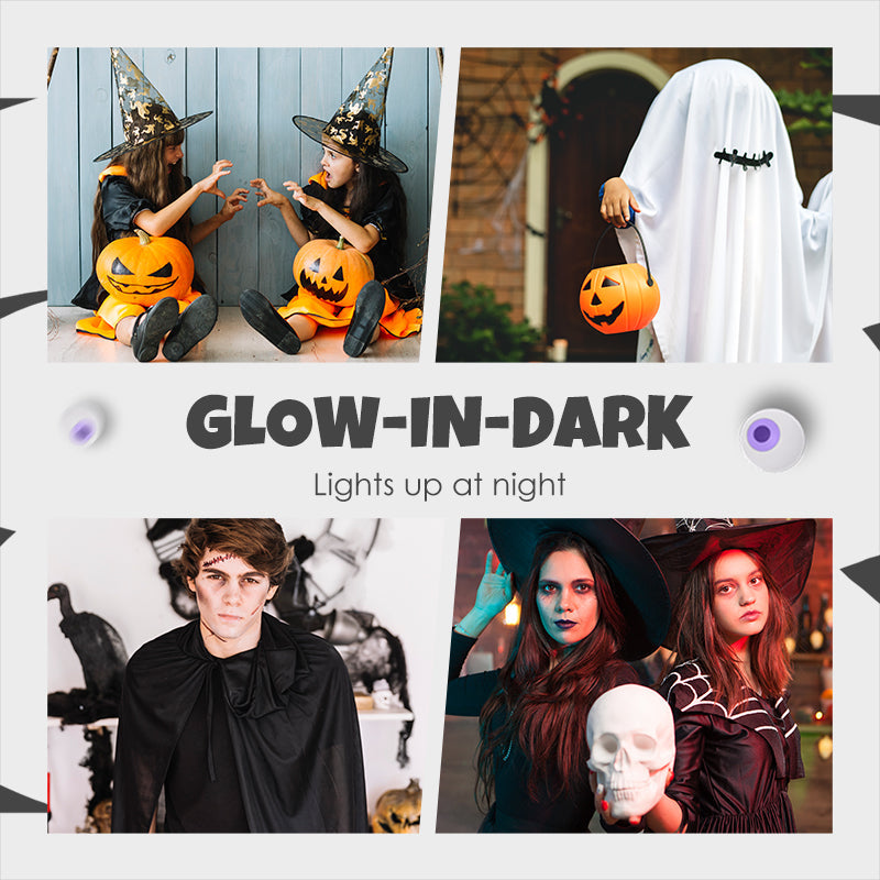 Glow-in-Dark Skeleton Costume - Full-Body LED Illusion for Halloween Parties & Cosplay Events 🎃🔦