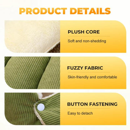 🐈Warmth Cozy Comfort  Plush Pet Cave