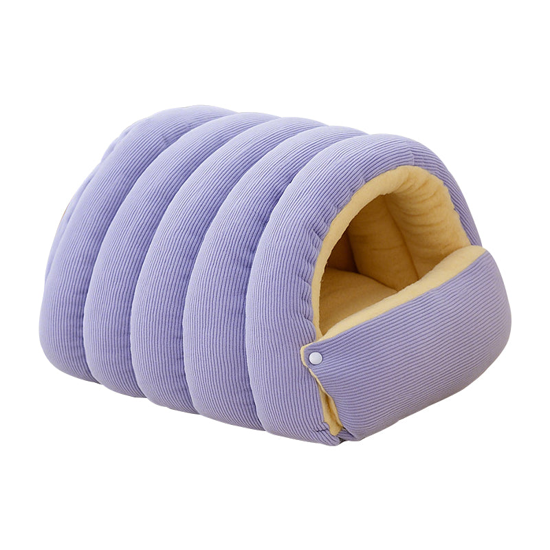 🐈Warmth Cozy Comfort  Plush Pet Cave