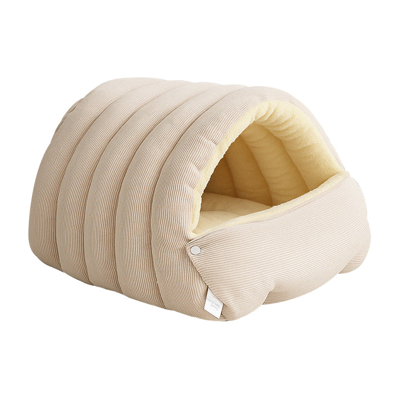 🐈Warmth Cozy Comfort  Plush Pet Cave