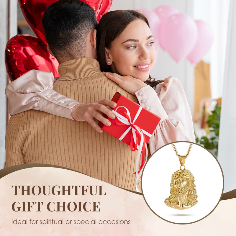 Jesus Head Pendant Necklace(Chain Not Included)