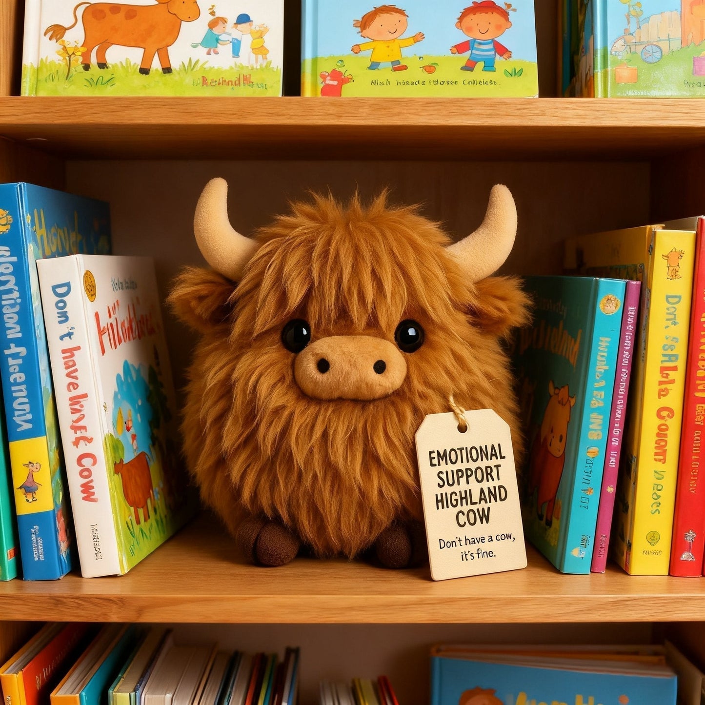 🎁Emotional Support Highland Cow Plush🎉