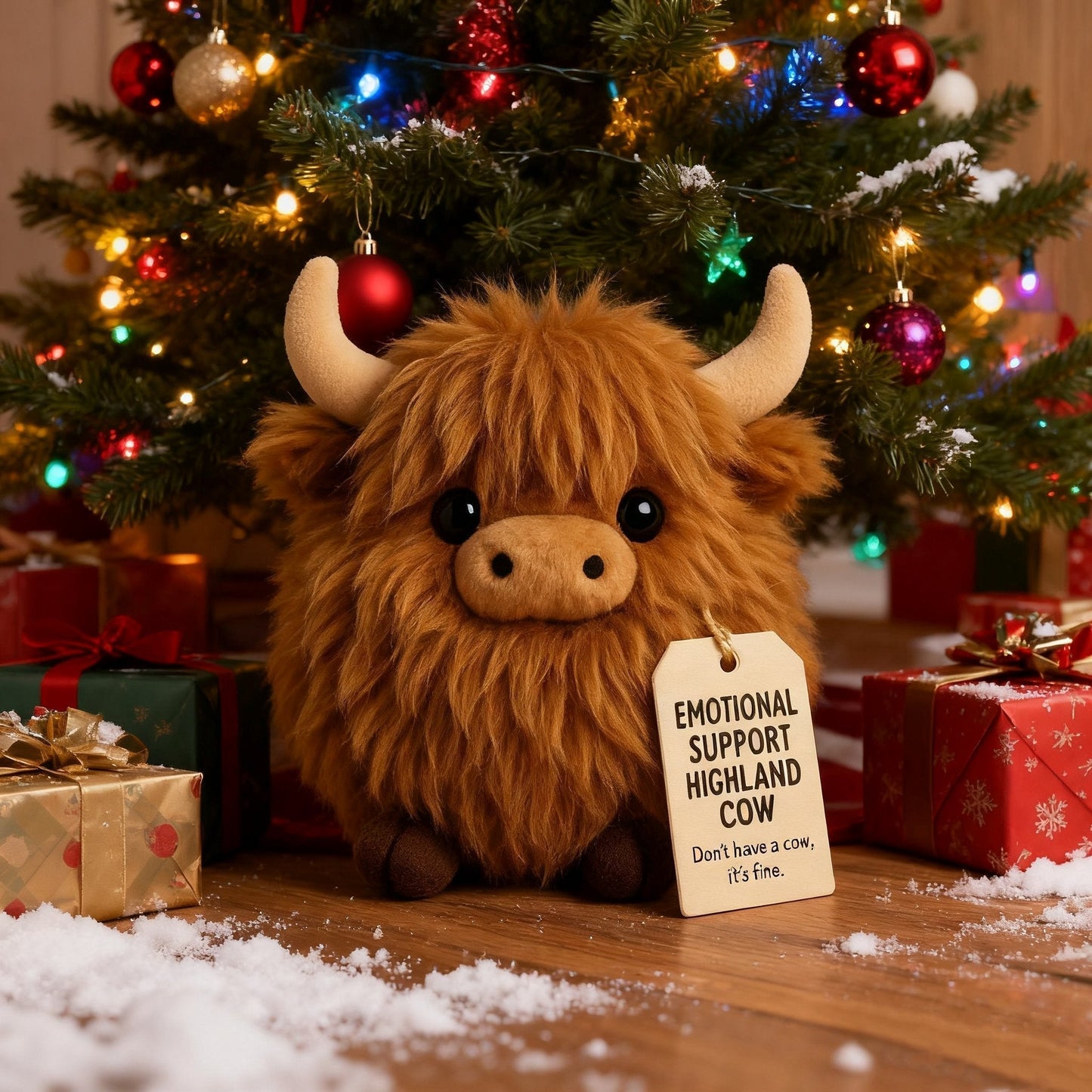 🎁Emotional Support Highland Cow Plush🎉