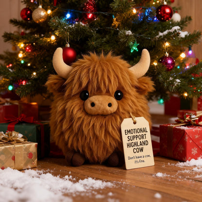 🎁Emotional Support Highland Cow Plush🎉