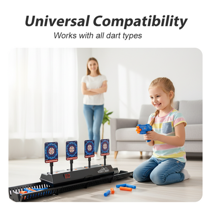 🎁Electric Auto-Reset Shooting Target Game With Moving Rail