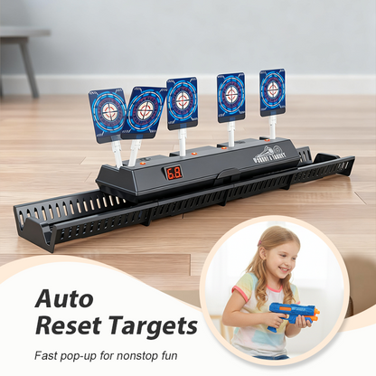 🎁Electric Auto-Reset Shooting Target Game With Moving Rail