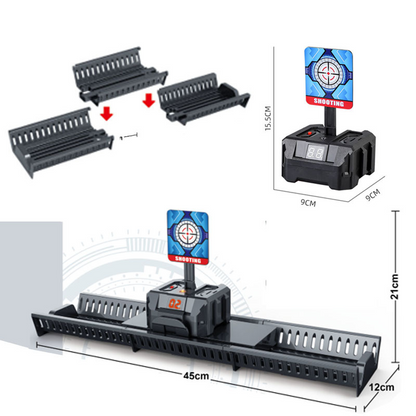🎁Electric Auto-Reset Shooting Target Game With Moving Rail