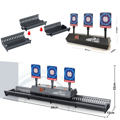 🎁Electric Auto-Reset Shooting Target Game With Moving Rail