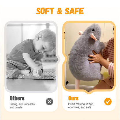 Cute Plush Rat Toy & Pillow