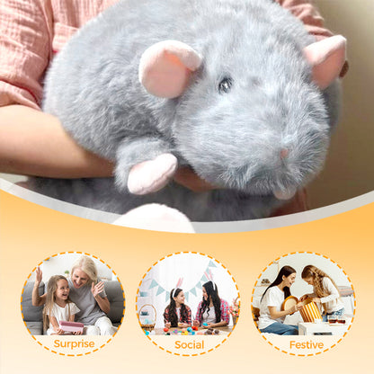 Cute Plush Rat Toy & Pillow