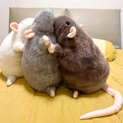Cute Plush Rat Toy & Pillow