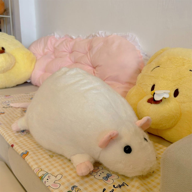Cute Plush Rat Toy & Pillow